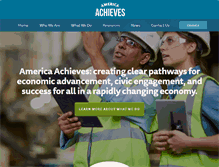 Tablet Screenshot of americaachieves.org