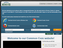 Tablet Screenshot of commoncore.americaachieves.org